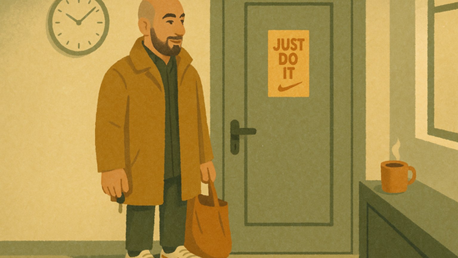Illustration — Pourquoi tu peux pas commencer ce qui te ferait du bien